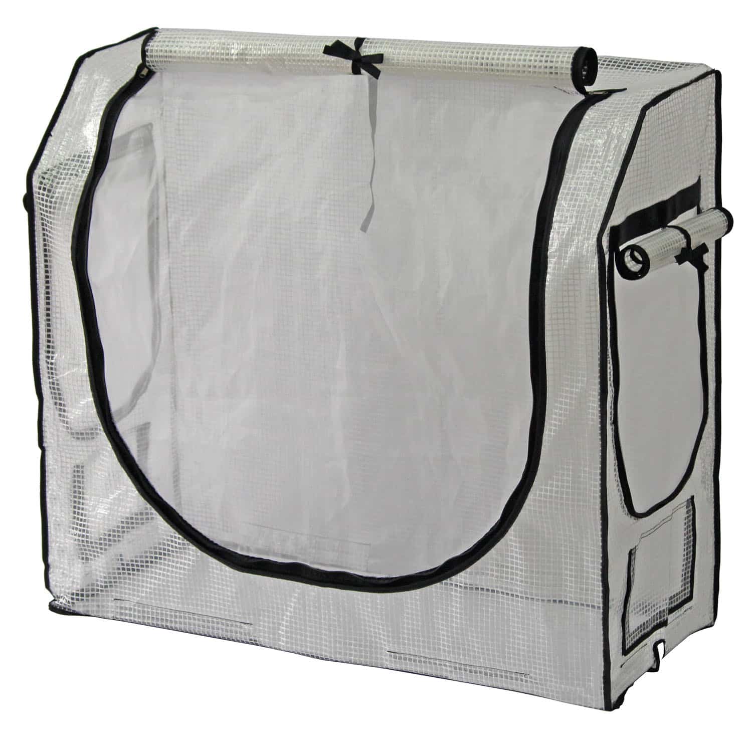 VegTrug 90cm Frame with PE Greenhouse and Shade Covers for Small 1m Wall-hugger - Image 5