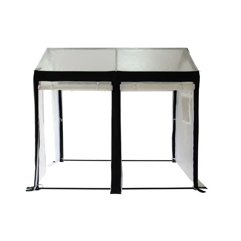 VegTrug Deluxe Steel Frame Walk-In Greenhouse with PE Cover - Image 4