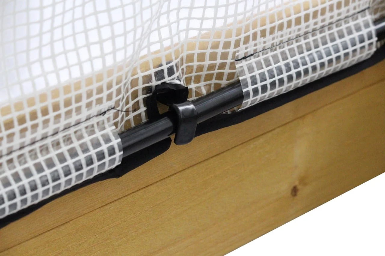 VegTrug Large Raised Garden Bed Grow Kit with Cover - Natural - Image 14