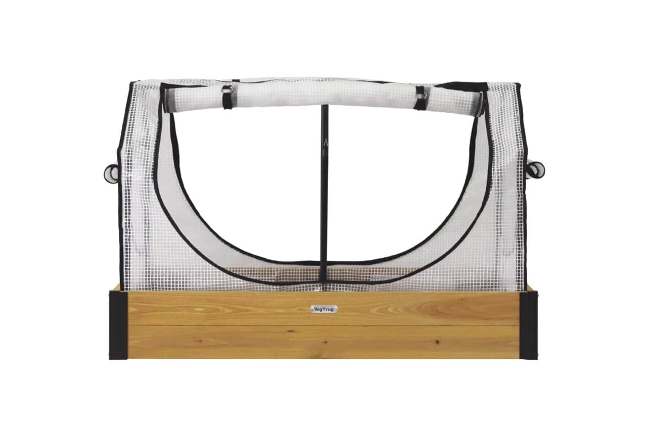 VegTrug Small Raised Garden Bed Grow Kit with Cover - Natural - Image 10
