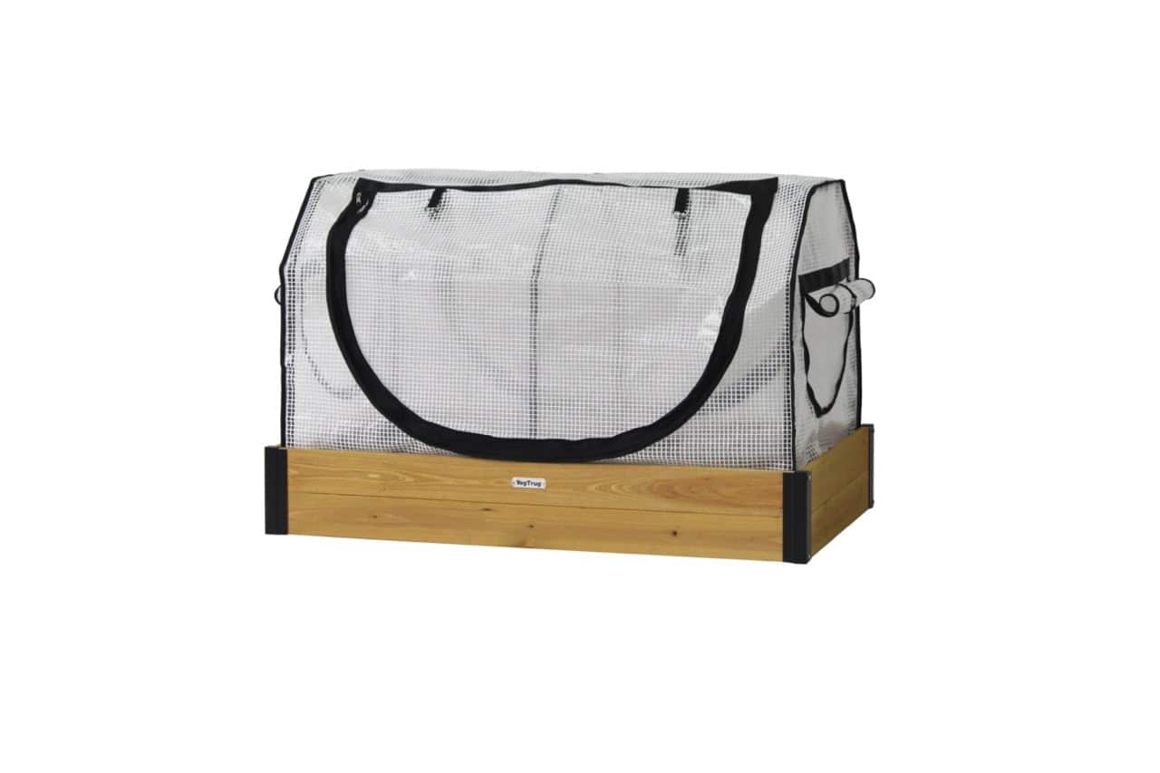 VegTrug Small Raised Garden Bed Grow Kit with Cover - Natural - Image 3