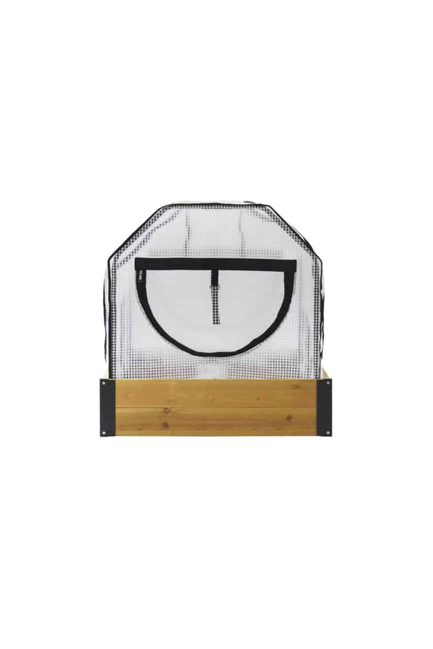 VegTrug Small Raised Garden Bed Grow Kit with Cover - Natural - Image 7