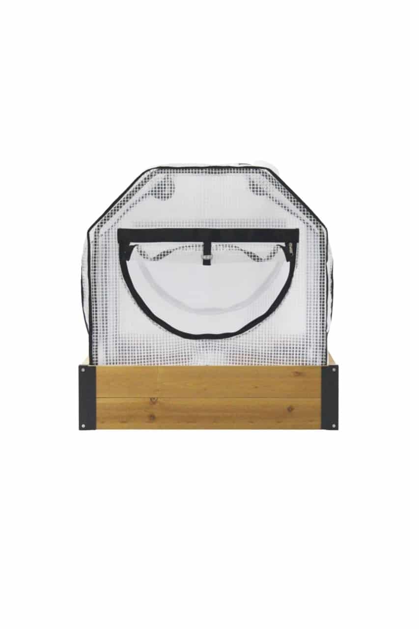 VegTrug Small Raised Garden Bed Grow Kit with Cover - Natural - Image 8