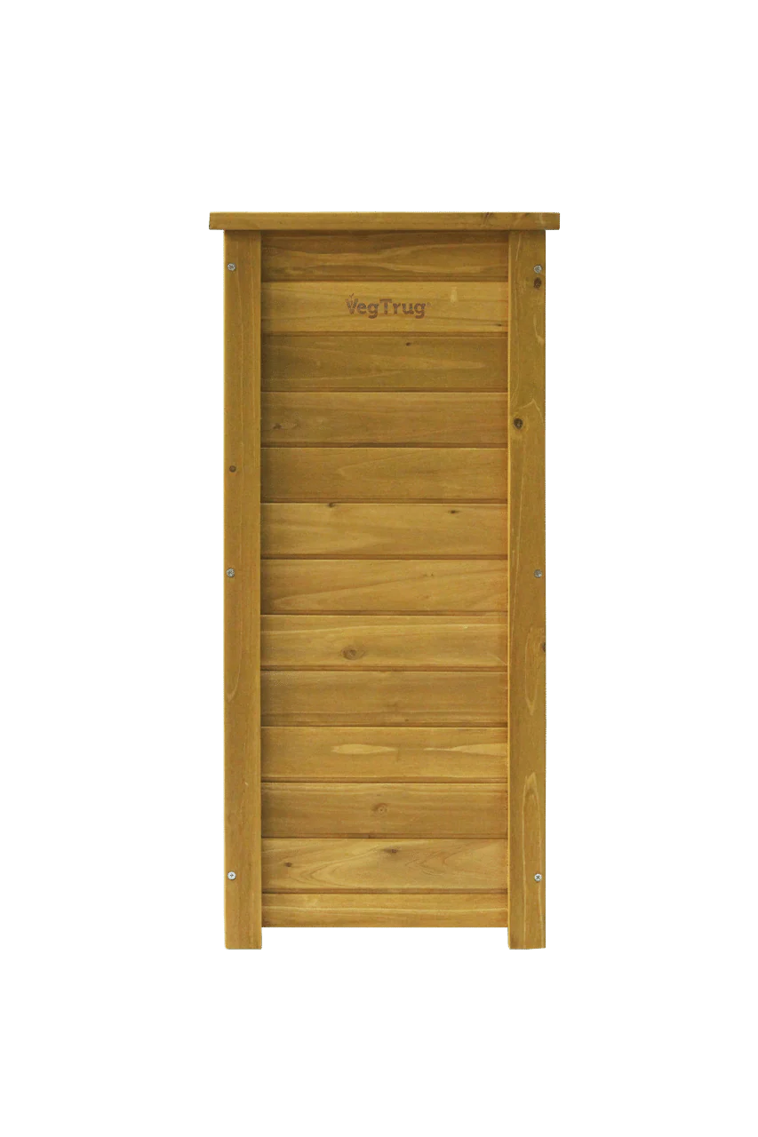 VegTrug Timber Tall Square Planter Box 380 x 380 x 820mm Natural - Image 3