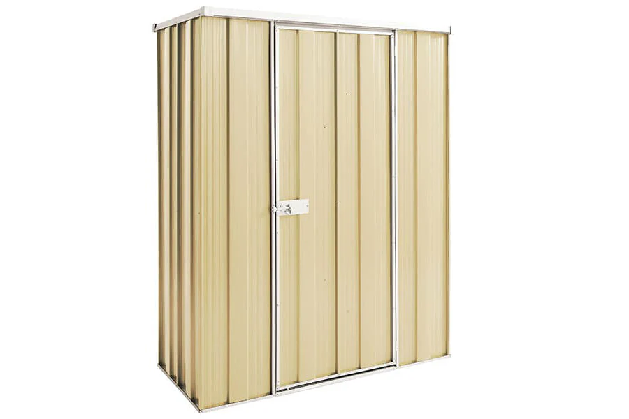 YardStore F42-S Steel Garden Shed - 1.41m x 0.72m x 1.8m - Image 3