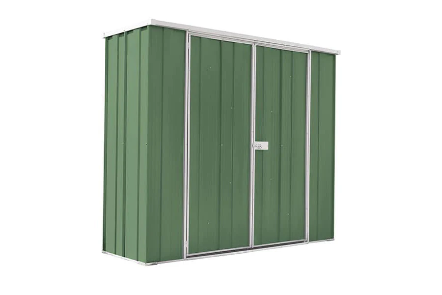 YardStore F62-D Steel Garden Shed - 2.1m x 0.72m x 1.8m - Image 2
